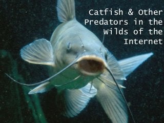 Catfish & Other
Predators in the
Wilds of the
Internet
 