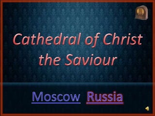 Cathedral of Christ the Saviour MoscowRussia 