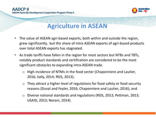 Regulatory Cooperation in ASEAN Good Agricultural Practices
