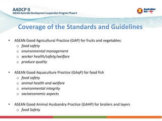 Regulatory Cooperation in ASEAN Good Agricultural Practices