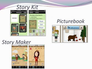 Story Kit

                 Picturebook


Story Maker
 