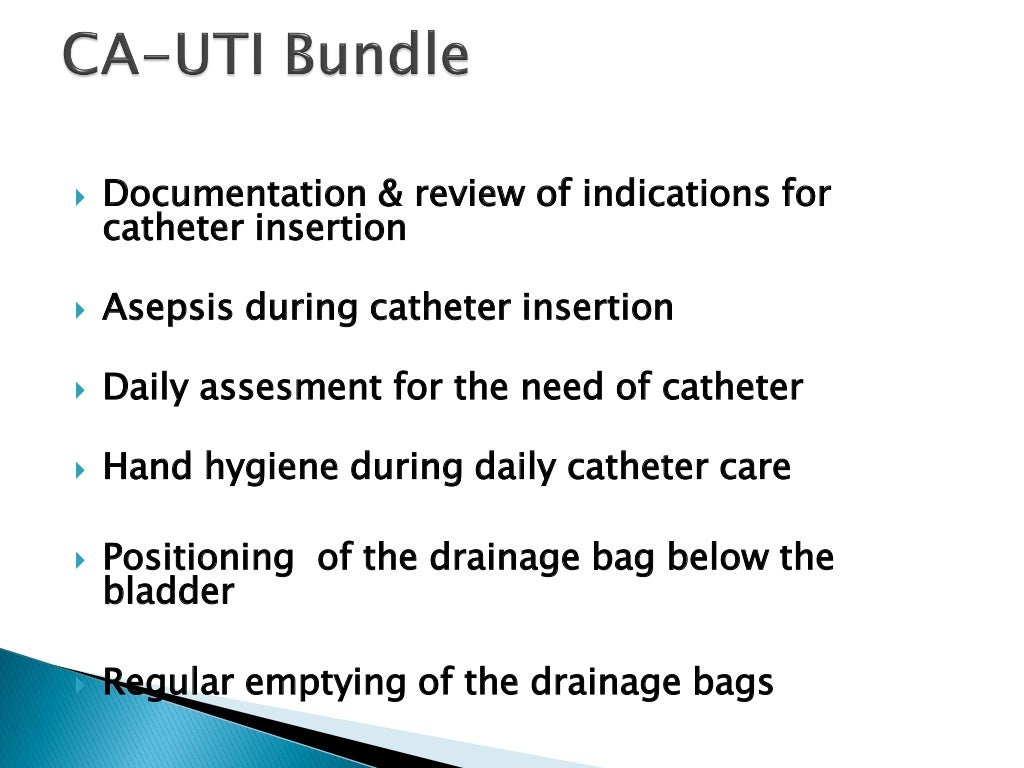 Catheter Associated UTI Bundle