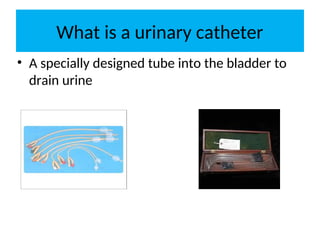 Catheter Care by Medico Shuaib Slides.ppt