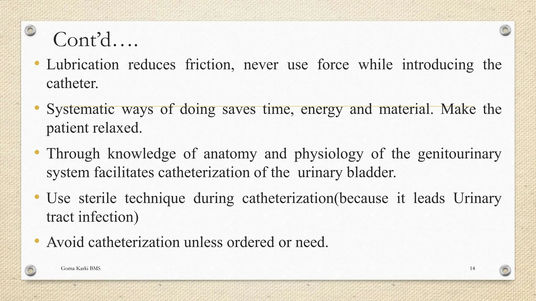 Urinary Catheterization(Definition, indication, types, procedure).pptx