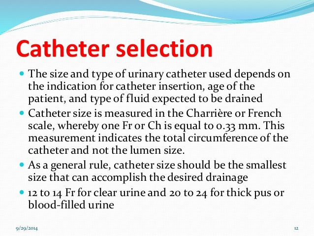 types of catheters