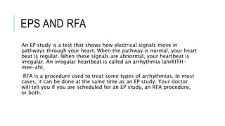 Cathlab procedures, it's contains what are the procedure doing in the ...