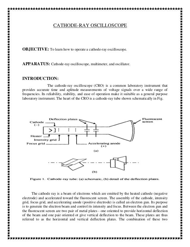 cathode ray experiment significance cathode ray experiment significance