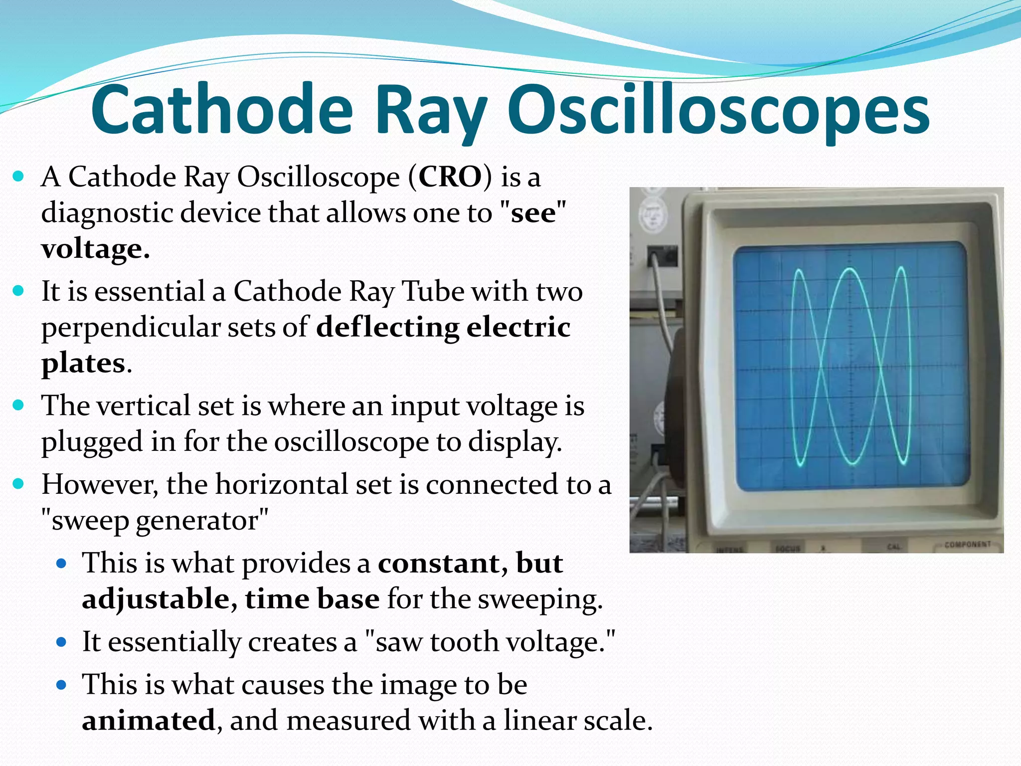 Cathode ray tube technology | PPTX