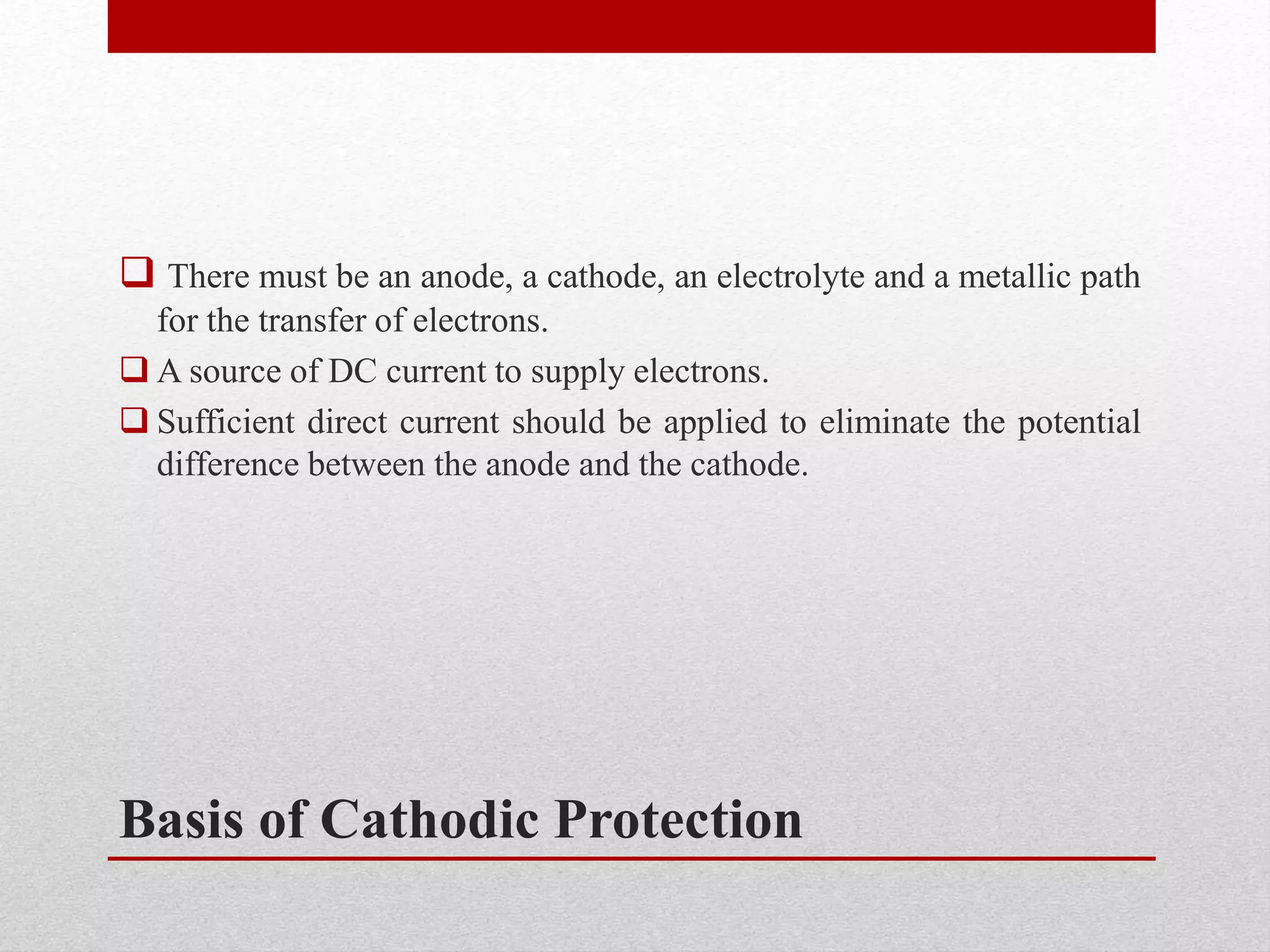 Cathodic protection | PPTX
