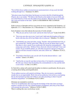 Catholic Apologetics Guide 101