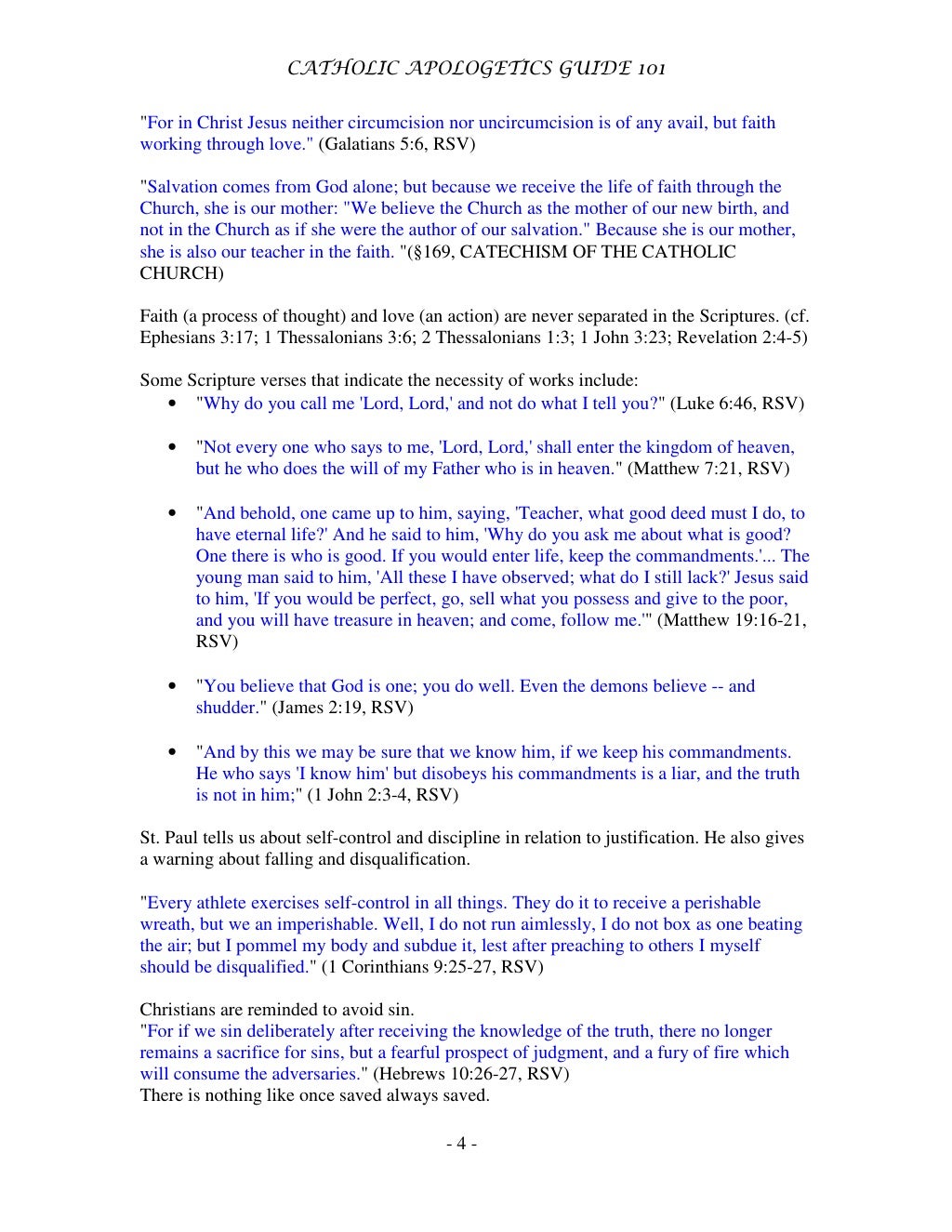 Catholic Apologetics Guide 101