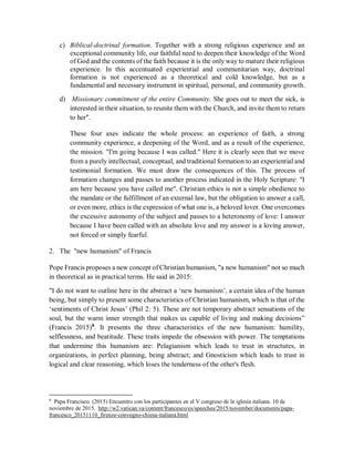 Catholic education, an option for christian humanism, | PDF