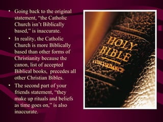 how many books make up the catholic bible
