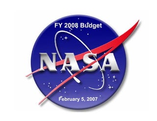FY 2008 Budget




 February 5, 2007

                    1
 