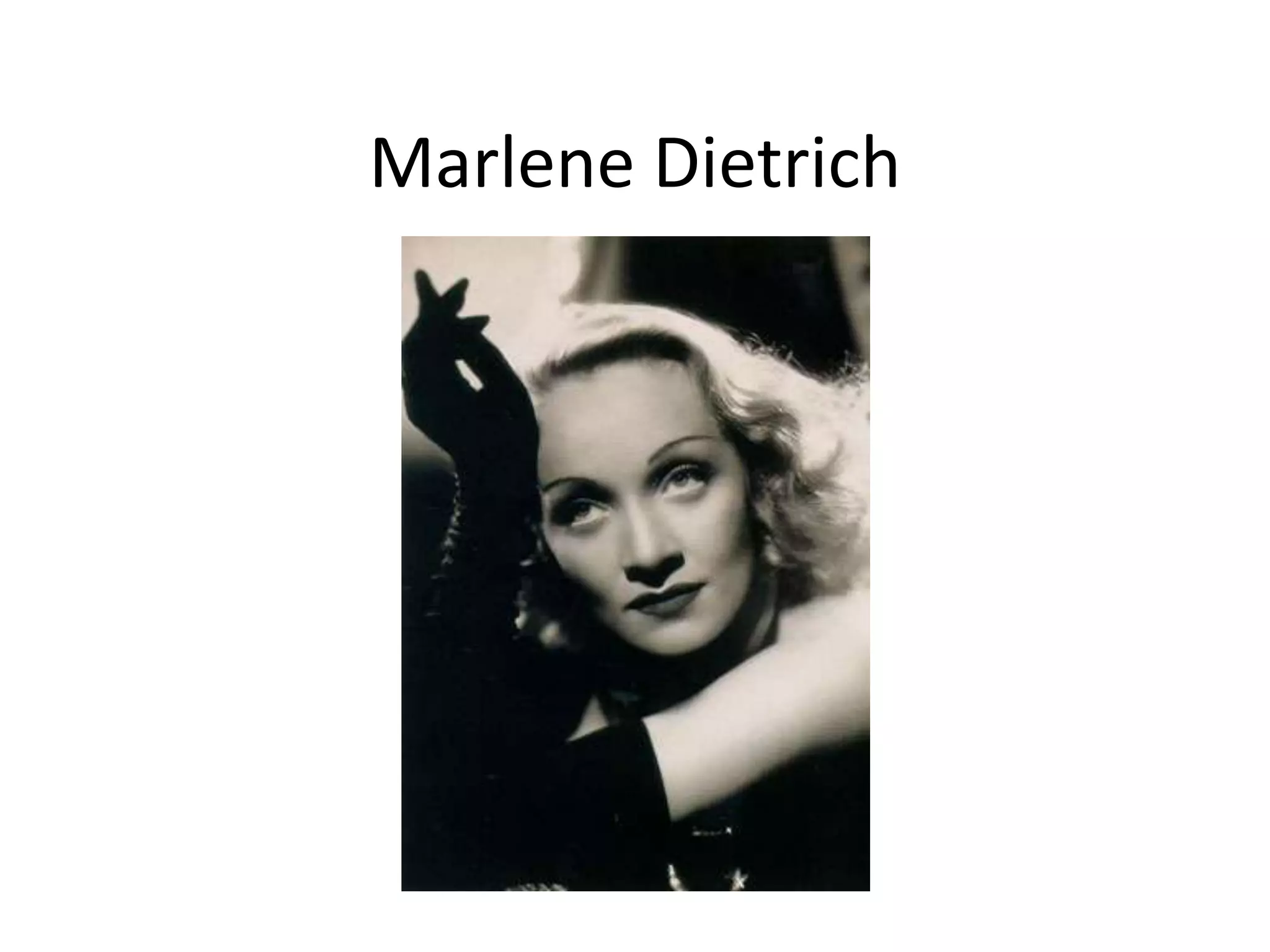 Marlene Dietrich