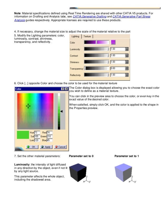catia v5 rendering