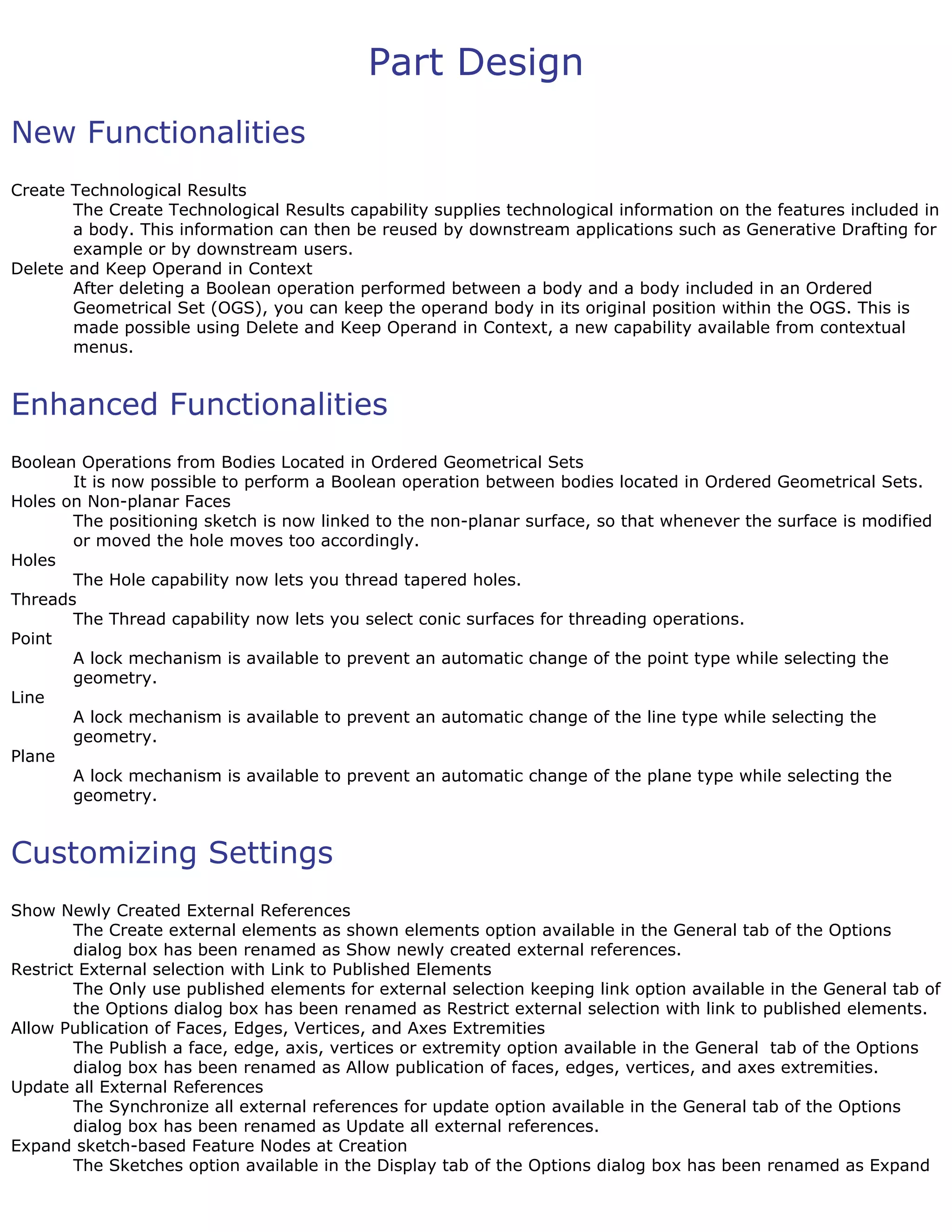Included Functionalities Catia product enhancement_overview_v5r16 | PDF