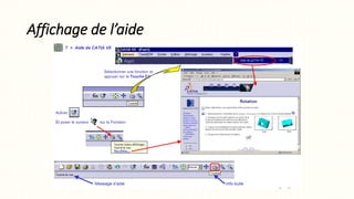 Affichage de l’aide
 