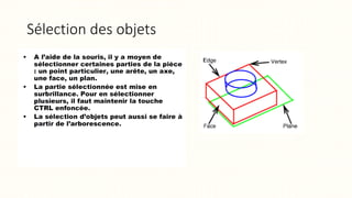 Sélection des objets
 