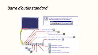 Barre d’outils standard
 