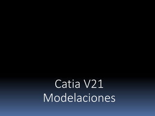 Catia V21
Modelaciones
 