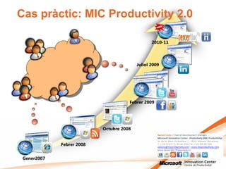 Catic 20110517-gestio productivacanals2.0-ramoncosta-mic-productivity