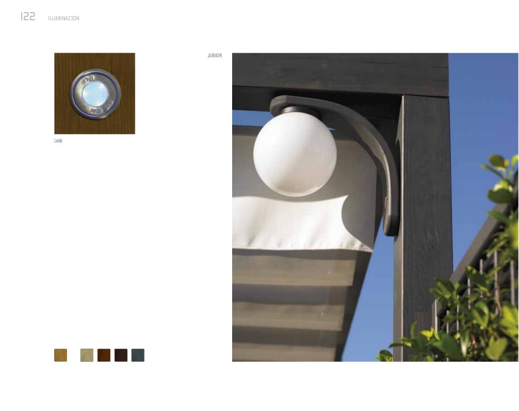 Iluminación de exterior. Nueva colección de pérgolas e instalacciones…