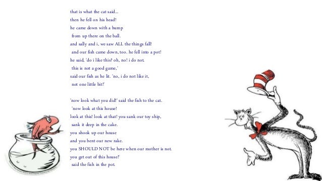 Dr Seuss The Cat In The Hat Book Pdf CatWalls