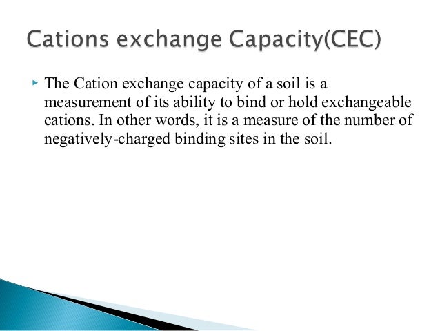 cation exchange
