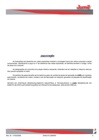 Rev. B - 17/03/2006 ENXUTA 2960PD 3
 