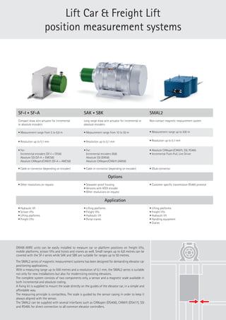 Ds417 Lika products catalogue for the elevator industry - English version ...