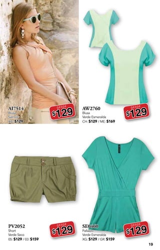 19
AI7514
Blusa
Salmón
XG: $129
DESDE
$129
PV2052
Short
Verde Seco
05: $129 / 03: $159
DESDE
$129
AW2760
Blusa
Verde Esmeralda
CH: $129 / ME: $169
DESDE
$129
SE0460
Pallazzo
Verde Esmeralda
XG: $129 / GR: $159
DESDE
$129
 