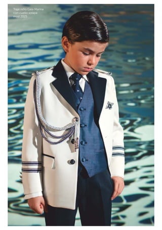 Traje niño Gala Marina 
con cuello solapa 
mod 2025 
 