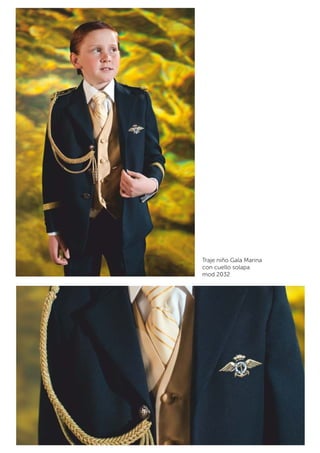 Traje niño Gala Marina 
con cuello solapa 
mod 2032 
 