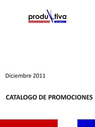 Catálogo  Diciembre 2011