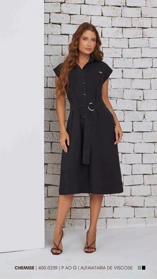 CHEMISE | 400.0239 | P AO G | ALFAIATARIA DE VISCOSE
 