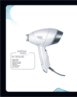 ean 13 - 789611610765-7 bivolt
                   ean 14 - 1789611610765-4 bivolt

                   • Design inovador
                   • Potente e leve
                   • Desempenho superior
                   • Múltiplas velocidades
                   • Ergonômico
                   • Lixas descartáveis
                   • Uso profissional




MB-114-11- ESPECIALIZADA FINAL.indd 26               02/09/11 21:29
 