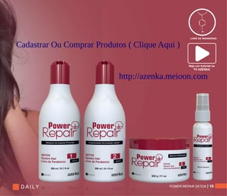 LIVRE DE PARABENOS
Cadastrar Ou Comprar Produtos ( Clique Aqui )
http://azenka.meioon.com
 