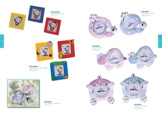 6587-AZ/RO/AM                                                                    6530-AZ/ROS
                                                            Portafotos madera colour                                                         Portafotos abeja flower
                                                            Medidas: 5 x 5 x 0,7 cm                                                          Medidas: 1 x 10 cm
                                                                                                                                                       2
                                                                                                                                             Medidas fotografía: 4,5 x 4,5 cm




66                                                                                                                                                                              67



                                                                                       6532-AZ/ROS
                                                                                       Portafotos tortuga
                                                                                       Medidas: 1 x 10 cm
                                                                                                 3
                                                                                       Medidas fotografía: 4,5 x 4 cm




     6527-AM/RO/AZ
     Marcos de fotos madera “jungla”
     Medidas: 10 x 10 x 0,2 cm
     Medidas fotografía: 6,2 x 6,2 cm




                                        6525-AZ/ROS
                                        Set 2 posavasos “newbaby”
                                        Medidas: 9 x 9 cm                                                               6531-AZ/ROS
                                                                                                                        Portafotos carrito baby
                                                                                                                        Medidas: 1 x 1 cm
                                                                                                                                  1 1
                                                                                                                        Medidas fotografía: 5 x 4 cm
 