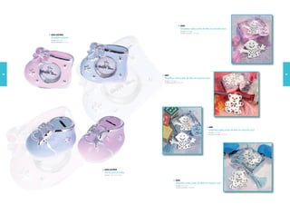 6550
                                                                                          Simpático baby punto de libro en estuche rosa
                                                                                          Medidas: 9 x 7,5 cm
                                                                                          Medidas punto libro: 7,5 x 6 cm
     6533-AZ/ROS
     Portafotos patuco
     Medidas: 10 x 9 cm
     Medidas fotografía: 4 x 4 cm




68                                                                                                                                                                          69
                                                                6551
                                                                Simpático osito punto de libro en estuche rosa
                                                                Medidas: 9 x 7,5 cm
                                                                Medidas punto libro: 7,5 x 6 cm




                                                                                                                            6552
                                                                                                                            Simpático baby punto de libro en estuche azul
                                                                                                                            Medidas: 9 x 7,5 cm
                                                                                                                            Medidas punto libro: 7,5 x 6 cm




                                    6534-AZ/ROS
                                    Hucha patuco baby
                                    Medidas: 1 x 7,5 x 7,5 cm
                                              2,5


                                                                                  6553
                                                                                  Simpático osito punto de libro en estuche azul
                                                                                  Medidas: 9 x 7,5 cm
                                                                                  Medidas punto libro: 7,5 x 6 cm
 