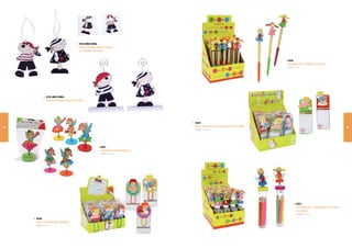 9212-NIÑO/NIÑA
                                         Punto de libro pirata madera
                                         en bolsita individual


                                                                                                                                8559
                                                                                                                                Bolígrafo de madera comunión
                                                                                                                                Medidas: 20 cm




              9213-NIÑO/NIÑA
              Pinza portafotos pirata madera




                                                                                      8554
94                                                                                    Bloc notas con imán comunión en bolsita                                                  95
                                                                                      Medidas: 1 x 6 cm
                                                                                                7




                                                          8557
                                                          Portafotos-pinza princesa
                                                          Medidas: 1 x 6 cm
                                                                    3




                                                                                                                                         8553
                                                                                                                                         Set lapiceros + sacapuntas comunión
                                                                                                                                         en bolsita
                                                                                                                                         Medidas: 1 x 3 cm
                                                                                                                                                   8

     8558
     Clip-marcador libro angelito
     Medidas: 1 cm
               1,5
 