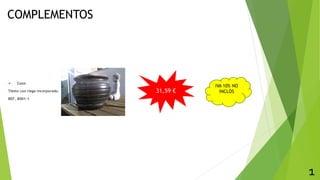 COMPLEMENTOS
 Cossi
Tiesto con riego incorporado.
REF. 8001-1
1
31,59 €
IVA 10% NO
INCLÒS
 