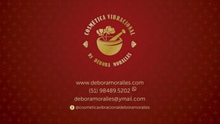 Catálogo cosmética vibracional 