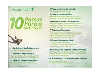 Catálogo da avante life 2017