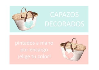 Capazos artesanales PPT