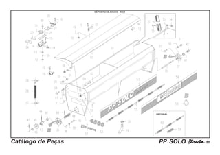 PP SOLO DirectaDirectaDirectaDirectaDirecta----- 11Catálogo de Peças
DÉPOSITODEADUBO - INOX
OPCIONAL
 
