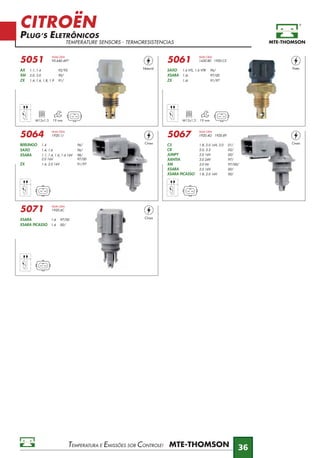 Catálogo de sensores uno | PDF