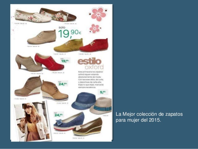 Catálogo de zapatos para mujer