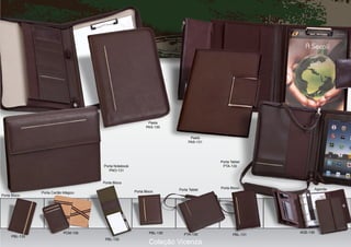 Pasta
PAS-130
Pasta
PAS-131

Porta Tablet
PTA-130

Porta Notebook
PNO-131
Porta Bloco
Porta Bloco

PBL-133

Porta Bloco

Porta Cartão Mágico

PCM-130

PBL-130
PBL-130

Porta Tablet

PTA-130

Coleção Vicenza

Porta Bloco

PBL-131

Agenda

AGE-130

 