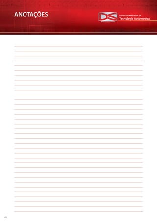 Tecnologia Automotiva
EXPORTADORA MUNDIAL DE
62
ANOTAÇÕES
 